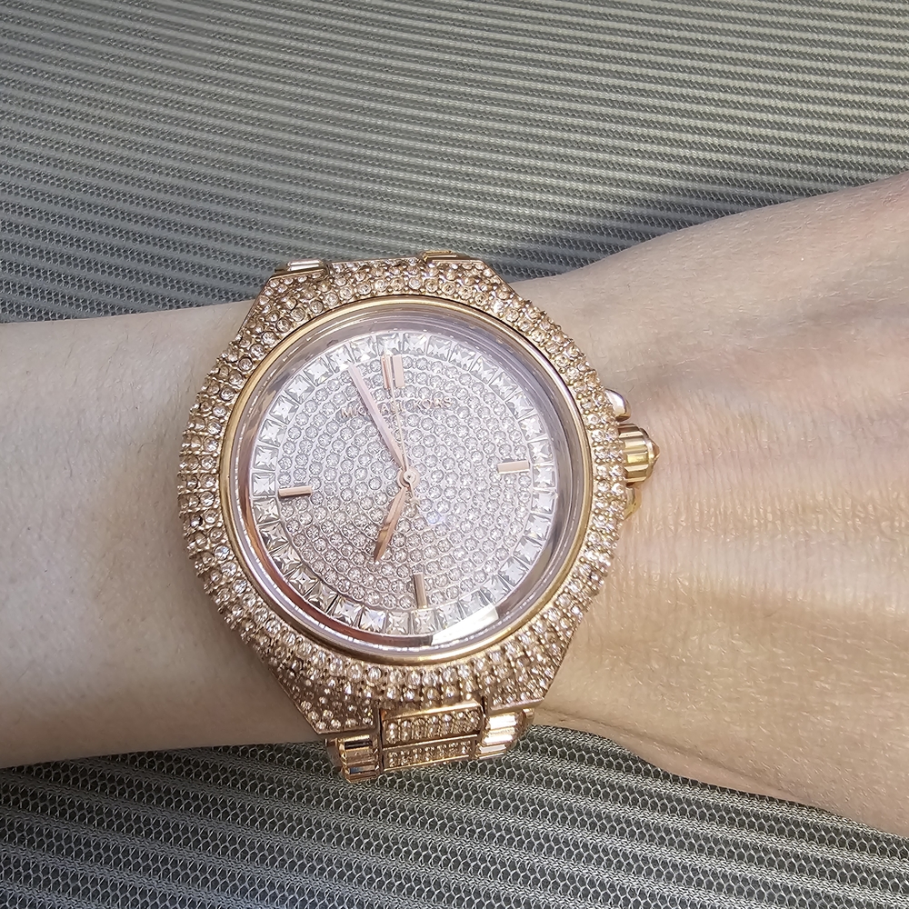 Michael Kors Rose Gold Crystal Women's Watch